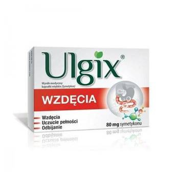 Ulgix Wzdęcia kapsułki miękkie 80mg 25 sztuk