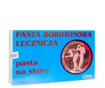 Pasta borowinowa lecznicza na skórę 18 cm x 30 cm 5 plastrów