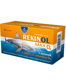 Rekinol Max D3 60 kapsułek