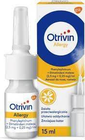 Otrivin Allergy aerozol do nosa (2,5mg+0,25mg) 15 ml