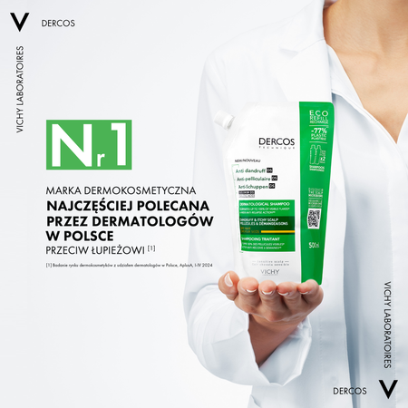 VICHY DERCOS DS Sza.p/łupie.such.ref.500ml