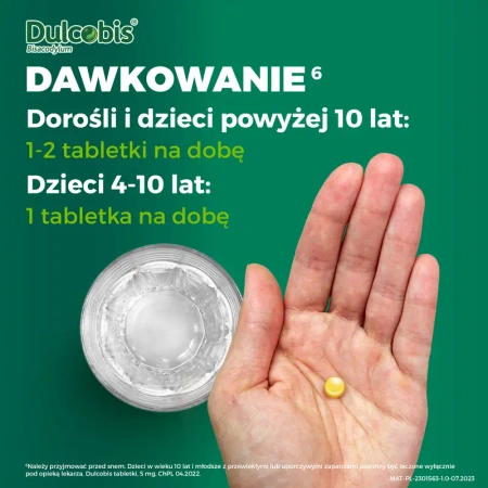 Dulcobis 5mg x 40 tabletek dojelitowych (Import równoległy)