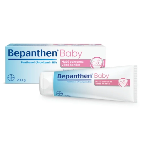 Bepanthen Baby Maść ochronna, 200 g Z pantenolem - chroniąca przed odparzeniami i wspierająca regenerację skóry