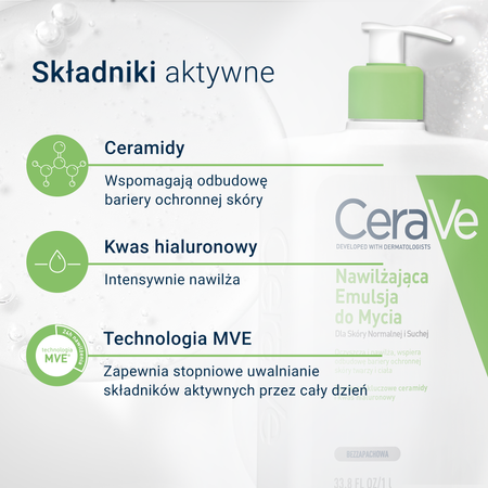 CERAVE Nawilżająca Emulsja do skóry suchej 236ml