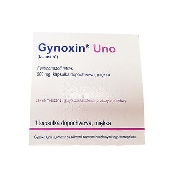 Gynoxin Uno x 1 kapsułka dopochwowa Delfarma