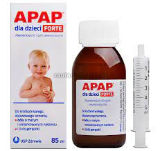 Apap dla dzieci Forte 40 mg/ml zawiesina doustna 85ml