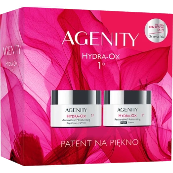 AGENITY Hydra-Ox 1º Zestaw antyoksydacyjny krem na dzień SPF 20, 50ml + antyoksydacyjny krem na noc, 50ml