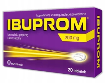 IBUPROM 200 mg 20 tabletek powlekanych