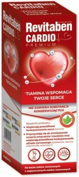 Revitaben cardio Premium płyn 1 l DATA WAŻNOŚCI 18.03.2026