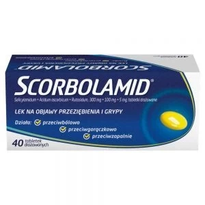 Scorbolamid 300mg + 5mg +100mg x 40 tabletek