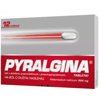 Pyralgina 500mg x 12 tabletek