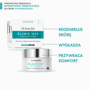 DR IRENA ERIS CLINIC WAY krem regenerująco-nawilżający na noc, 50ml