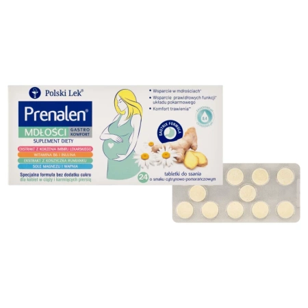 Prenalen Mdłości Gastro Komfort 24 tabletki