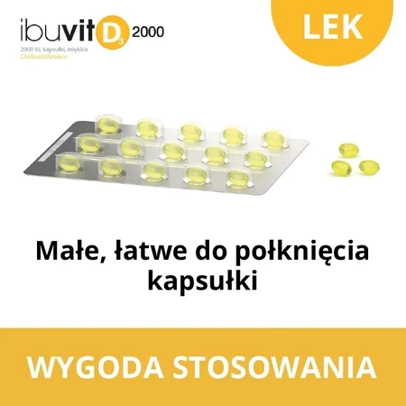 IBUVIT D3 2000 x 60 kapsułek miękkich
