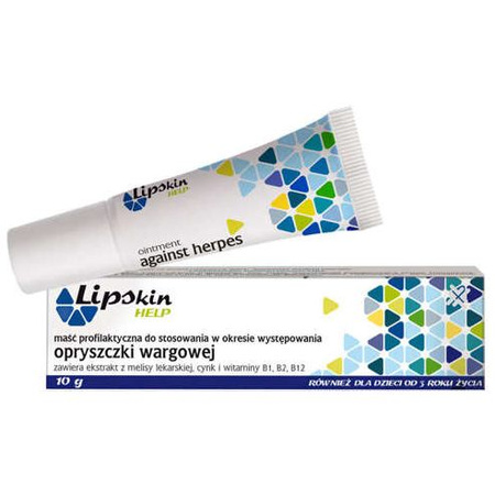 Lipskin Help Maść na opryszczkę wargową 10g