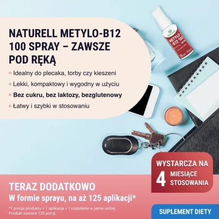 Naturell METYLO B12 100 spray 25 ml