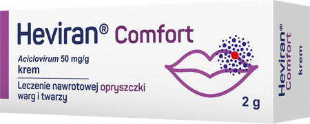 Heviran Comfort krem 50mg/g x 2g 