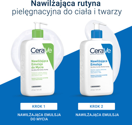CERAVE Nawilżająca emulsja do skóry suchej  i bardzo suchej 473ml