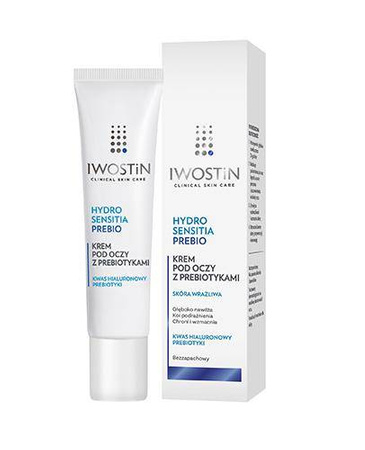 IWOSTIN HYDRO SENSITIA PREBIO Krem pod oczy z prebiotykami 15ml 