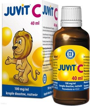 JUVIT C 100mg/ml Krople doustne, 40ml