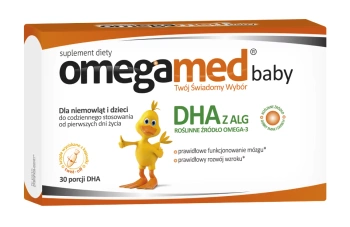Omegamed Baby kapsułki twist off 30 sztuk DATA WAŻNOŚCI 31.03.2026