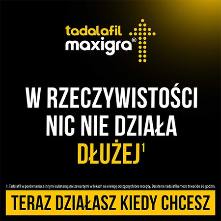 Tadalafil Maxigra tabletki powlekane 10 mg 4 tabletki