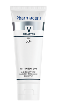 Pharmaceris V Viti Melo Day Spf50+ Ochronny Krem Dla Skóry Z Problemem Bielactwa Do Twarzy I Ciała Na Dzień, 75ml