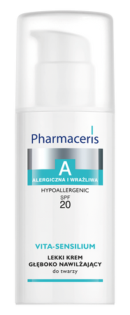 PHARMACERIS A VITA-SENSILIUM Krem głęboko nawilżający do twarzy SPF20+, 50ml