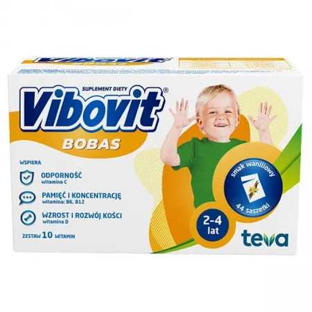 VIBOVIT BOBAS waniliowy x 44 saszetek