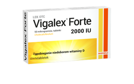 VIGALEX Forte 2000 I.U. x 120 tabletek