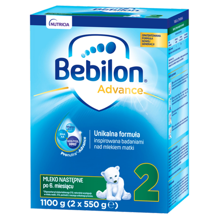 BEBILON 2 Z PRONUTRA+ADVANCE proszek 1100g