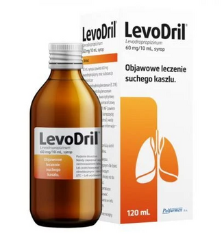 LevoDril syrop 60 mg/10ml, 120 ml 