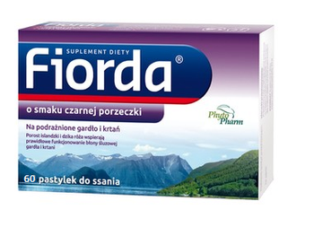 Fiorda  o smaku porzeczkowym x 60 pastylek 