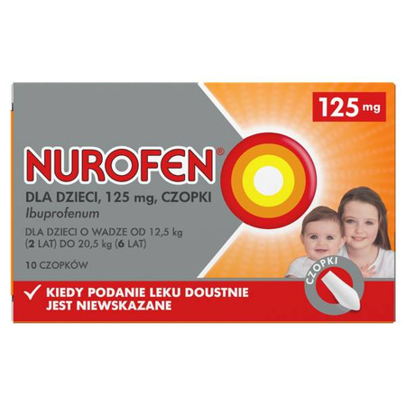 Nurofen 125mg x 10 czopków