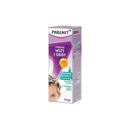 Paranit Szampon Leczniczy na wszy 200ml + grzebień 