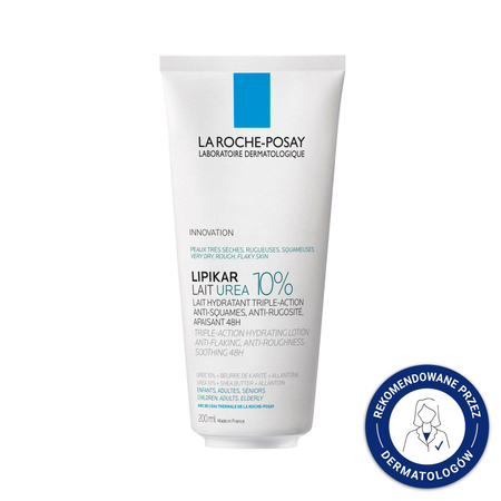 La Roche-Posay Lipkar Lait Urea 10% mleczko do ciała, 200 ml