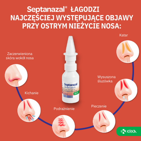 SEPTANAZAL dla dorosłych (1 mg + 50 mg)/ml aerozol do nosa 10 ml