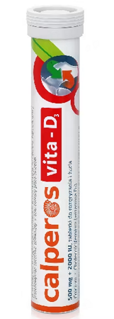 Calperos Vita-D3 500 Mg+2000i.U., 30 tabletek