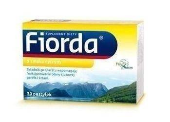 Fiorda o smaku cytryny x 30 pastylek do ssania