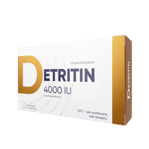 Detritin tabletki powlekane  0,1mg D3 4000j.m x  60 