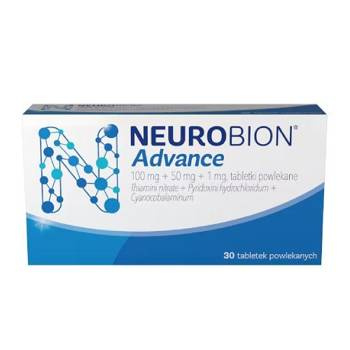 NEUROBION Advance, 30 tabletek powlekanych - lek z witaminami B1, B6 i B12