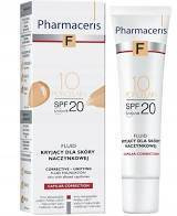 PHARMACERIS F Fluid kryjący do cery naczynkowej SPF20 - porcelain 30 ml