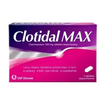 Clotidal Max 500mg x 1 tabletka dopochwowa