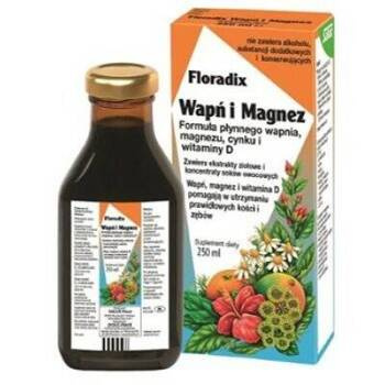 Floradix Wapń i Magnez 250 ml