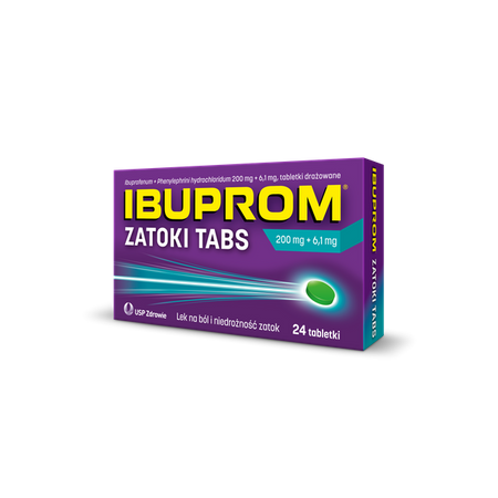 IBUPROM Zatoki Tabs, 24 tabletki