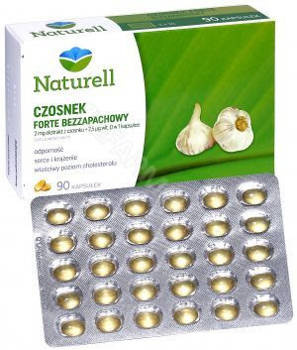 NATURELL CZOSNEK FORTE Bezzapachowy x 90 kapsułek