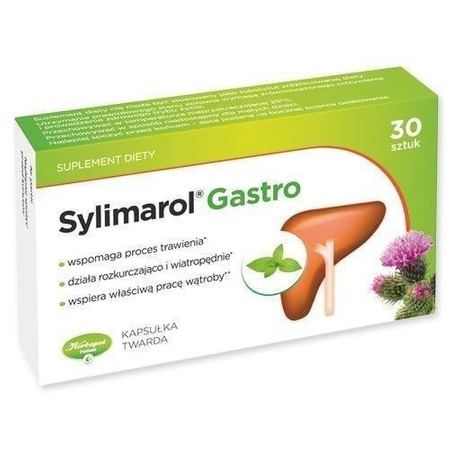 SYLIMAROL GASTRO x 30 kapsułek DATA WAŻNOŚCI 31.01.2026
