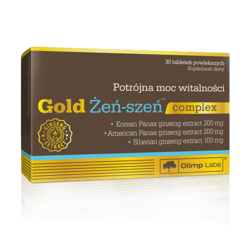 OLIMP GOLD Żeń-szeń complex x 30 tabletek powlekanych