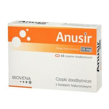 Anusir  10 mg x 10 czopków