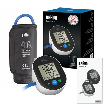BRAUN EXACTFIT 2 Ciśnieniomierz naramienny elektroniczny z pamięcią